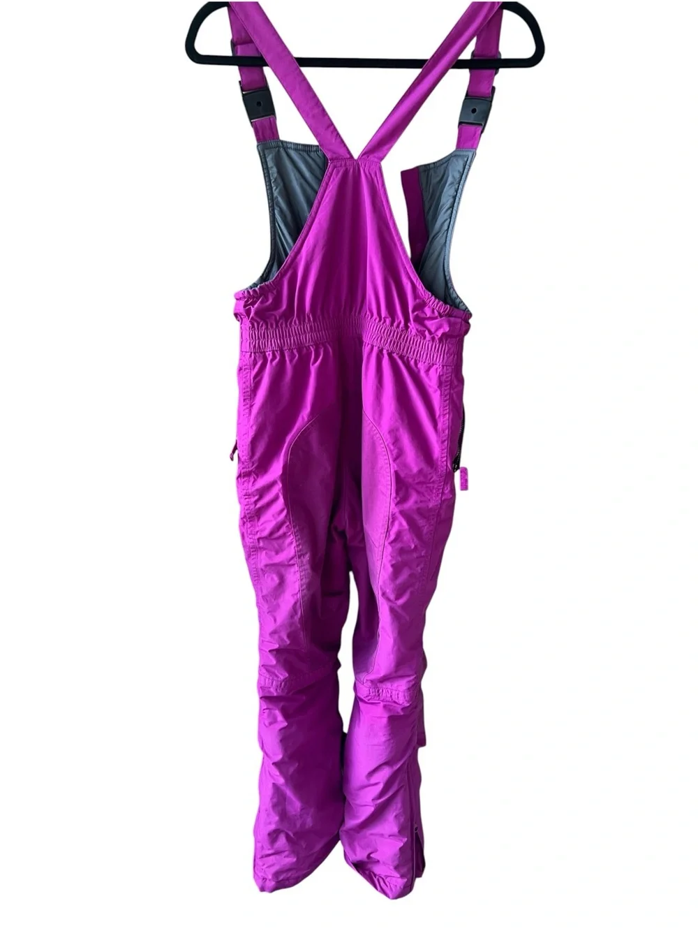 Land’s End Magenta Kids 10 Slim Squall Growalongs Ski Bibs